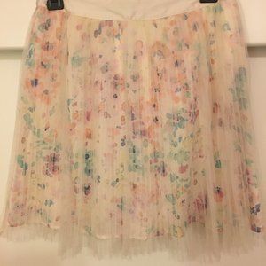 Lauren Conrad Floral Miniskirt - Size S